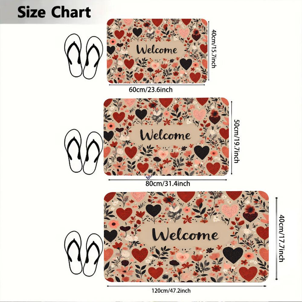 Flannel rug - modern and elegant floral pattern