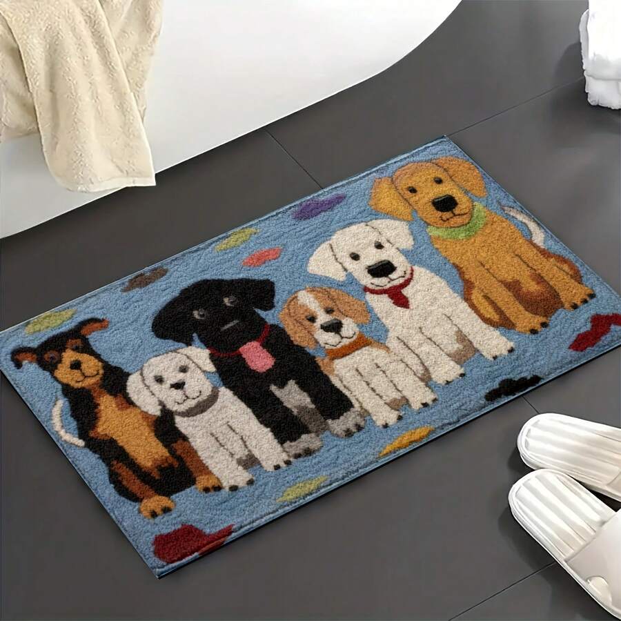 Flannel rug - Cute Pet-Themed Rug