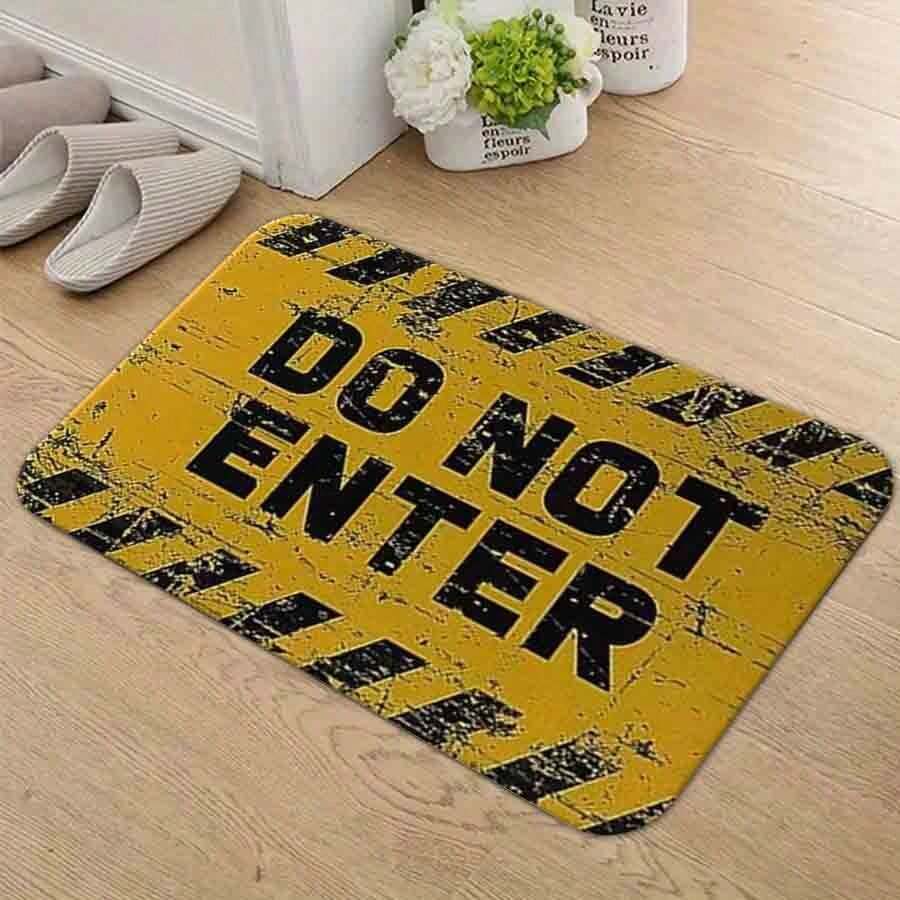 Flannel rug - Valentine's Day heart pattern home decor