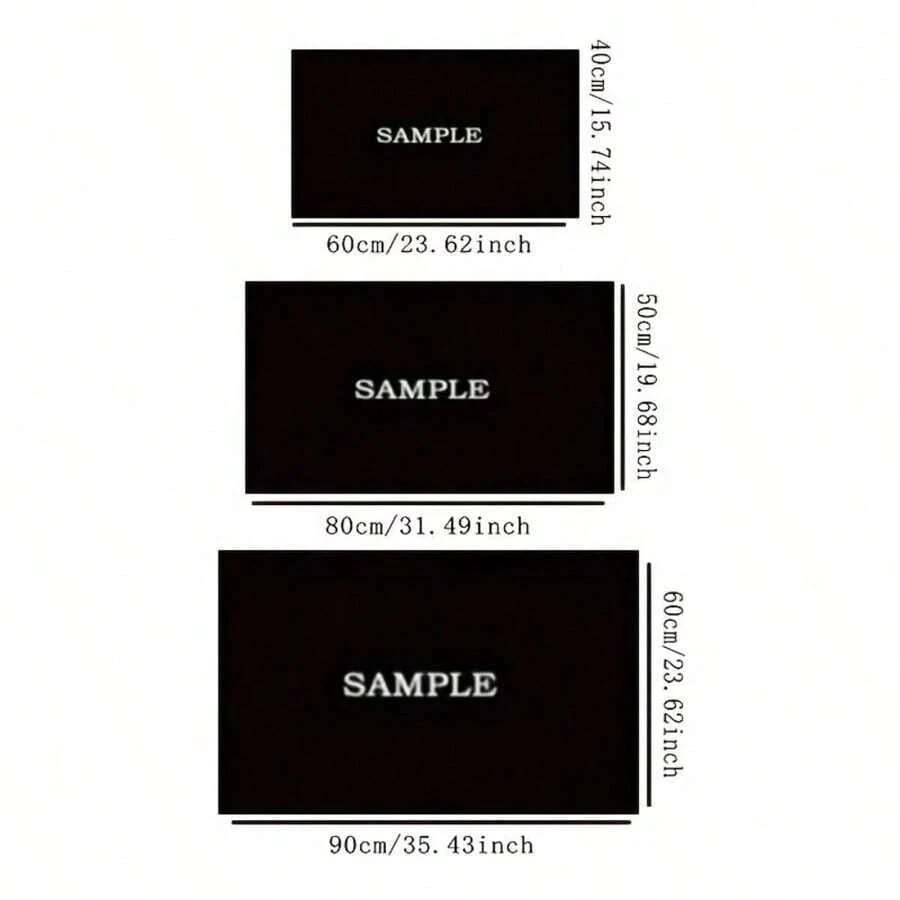 Flannel rug - Valentine's Day heart-shaped envelope doormat