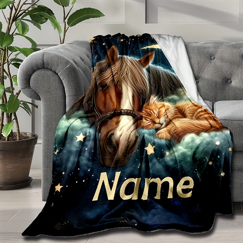 Flannel rug - Valentine's Day heart pattern home decor