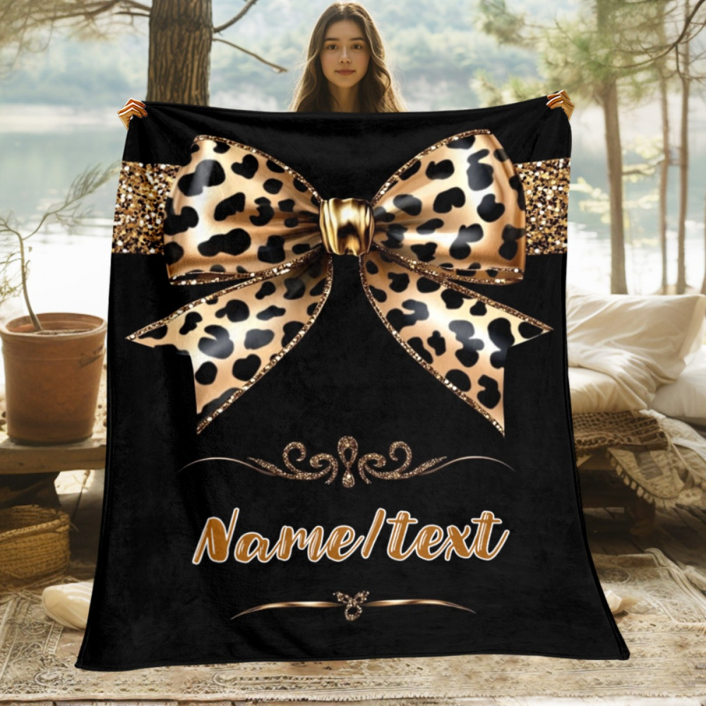 Flannel rug - Valentine's Day heart pattern home decor