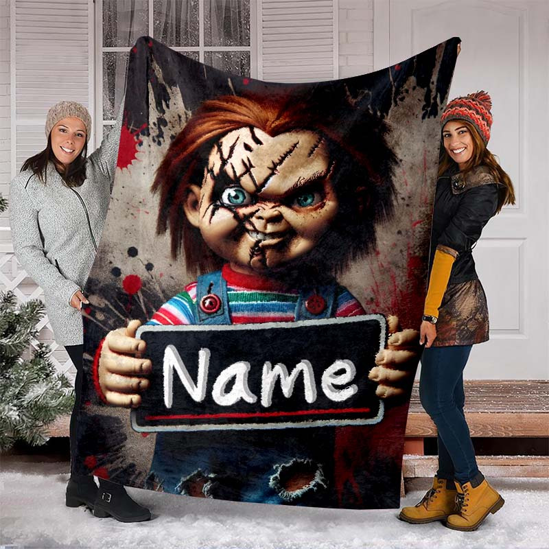 Flannel rug - Valentine's Day heart pattern home decor