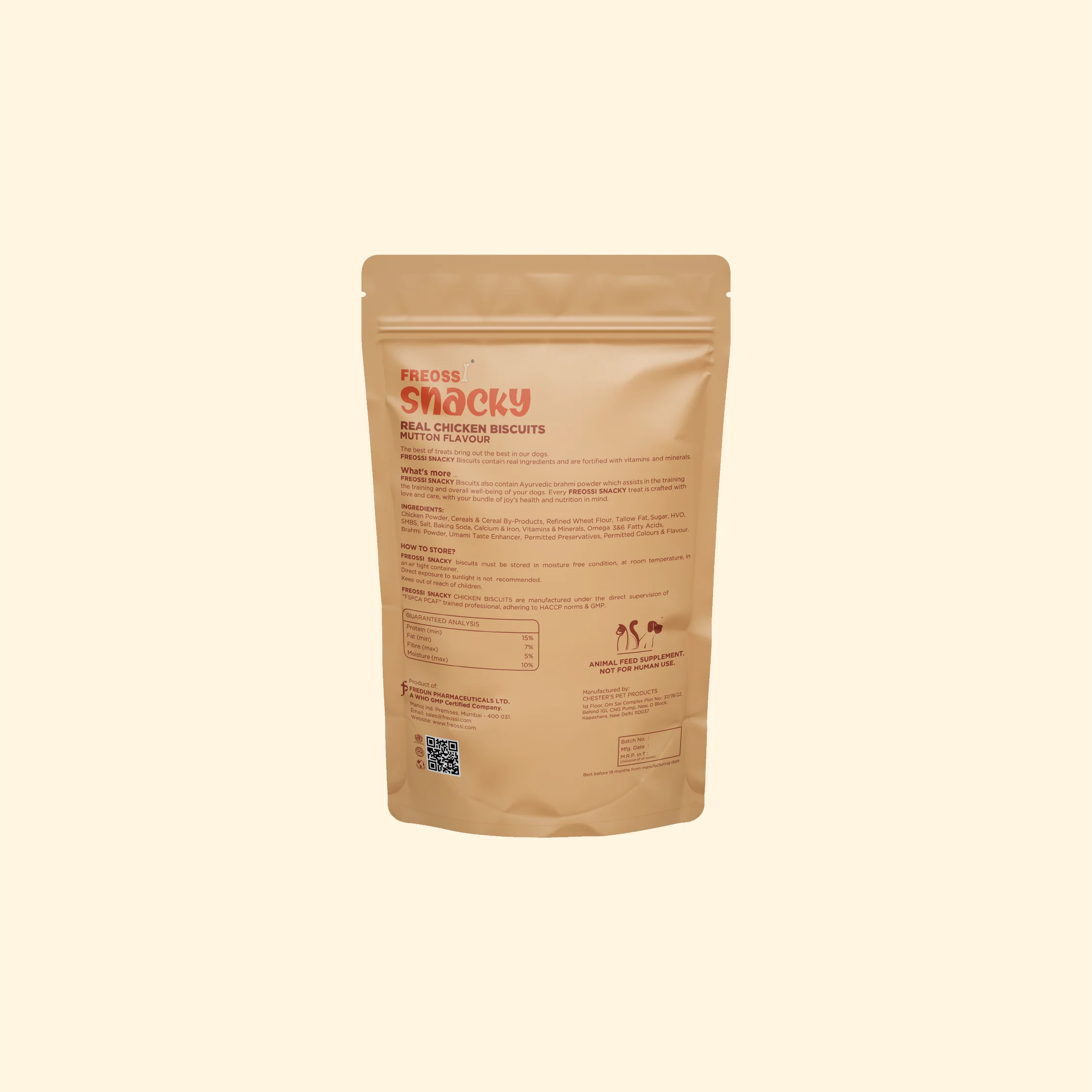 Biscotti Snacky Real Chicken - Sapore di montone