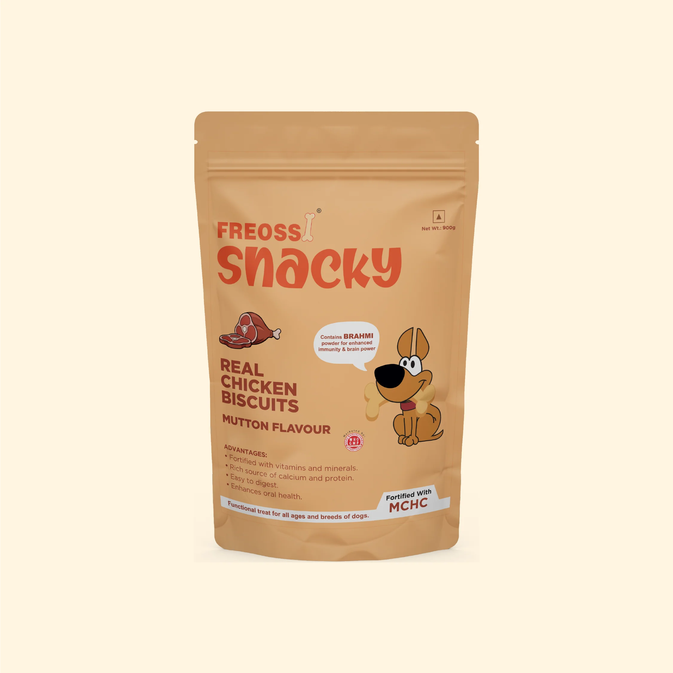 Biscotti Snacky Real Chicken - Sapore di montone