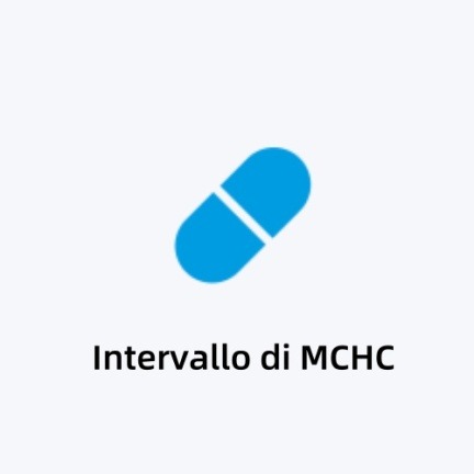 ‌Intervallo di MCHC