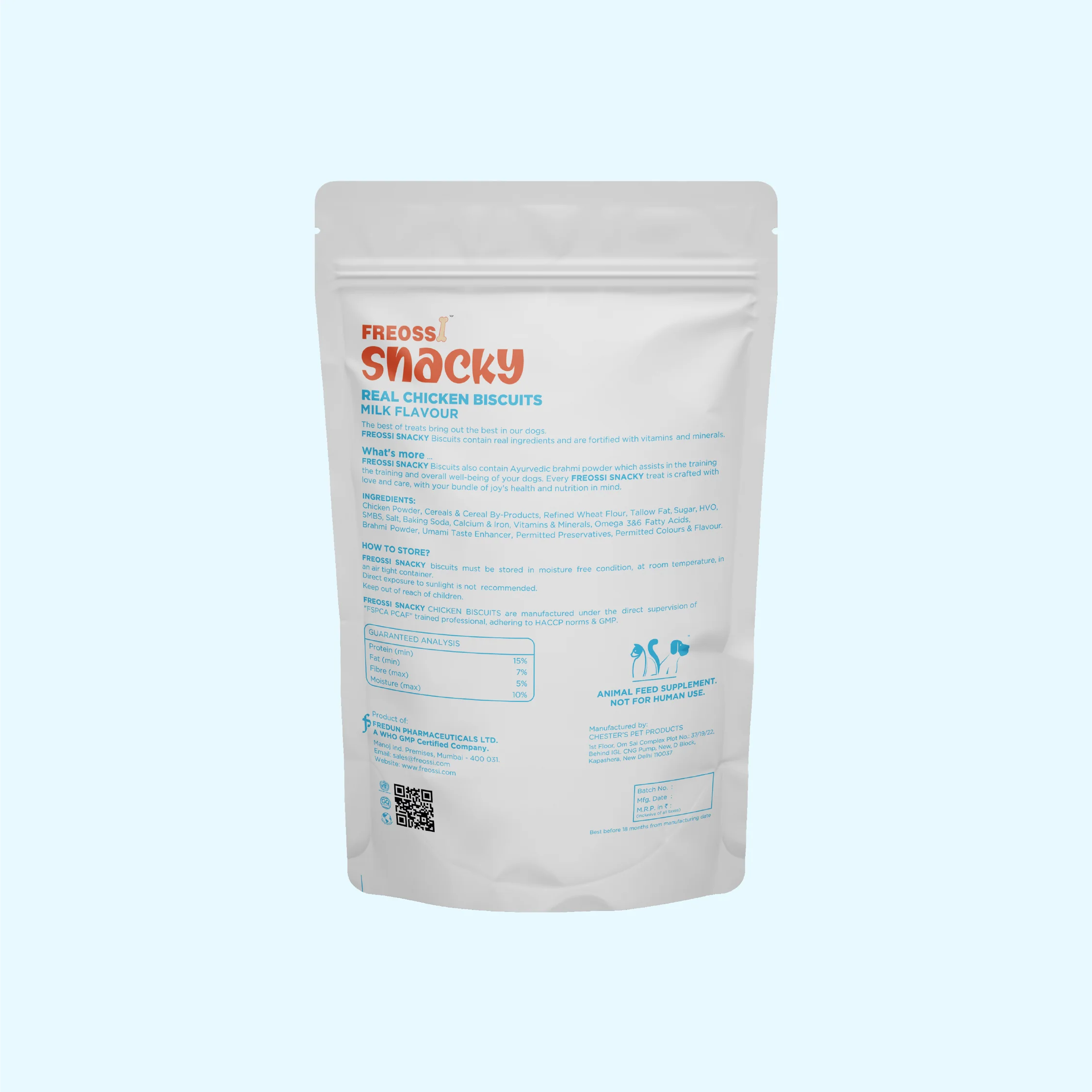 Biscotti Snacky Real Chicken - Sapore di latte