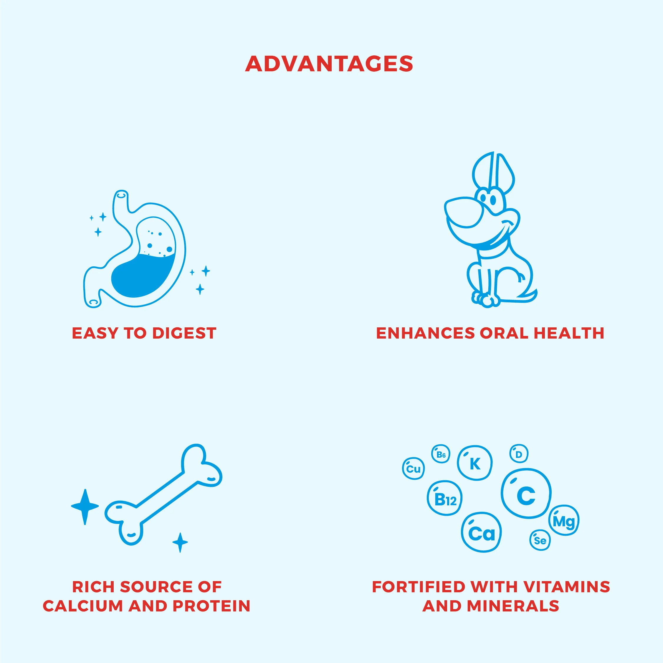 Biscotti Snacky Real Chicken - Sapore di pollo