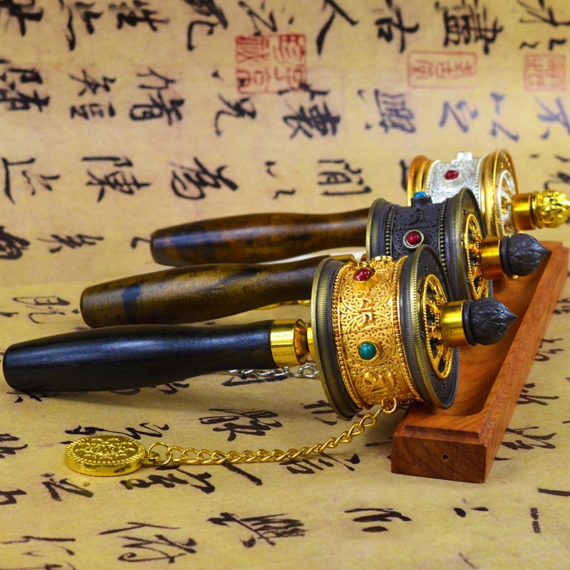 Mocoer Tibetan Lucky Prayer Wheel Decoration - Mocoer