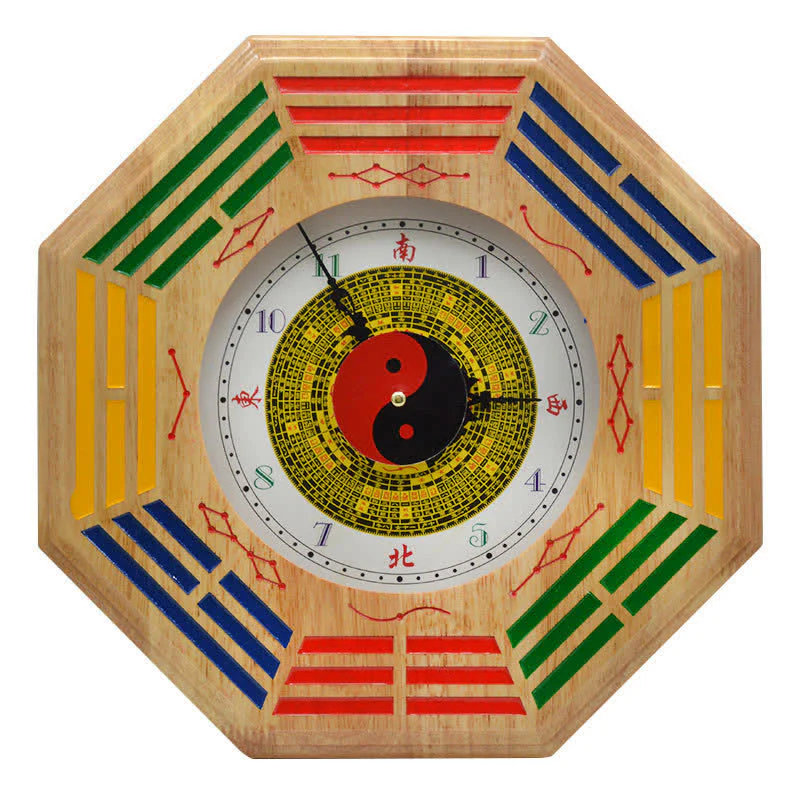 Mocoer Feng Shui Bagua Map Balance Energy Map Wall Clock - Mocoer