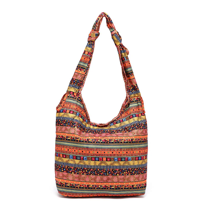 Mocoer Cotton Stripes Crossbody Bag Shoulder Bag - Mocoer