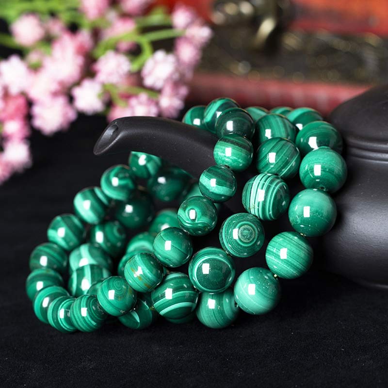 Mocoer Natural Malachite Protection Calmness Bracelet - Mocoer
