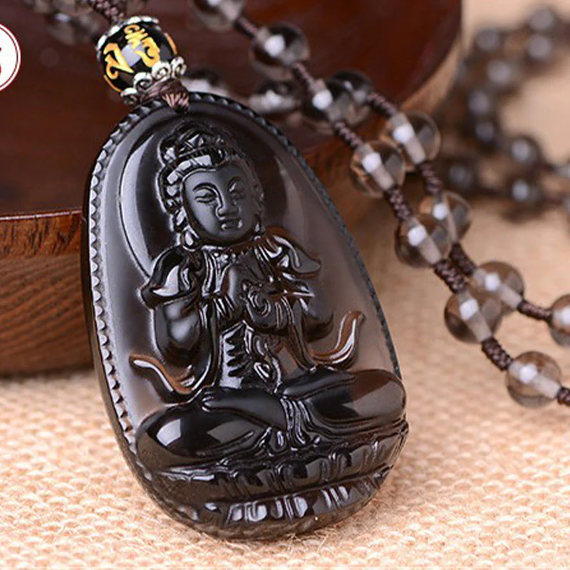 Mocoer Chinese Zodiac Obsidian Protection Necklace - Mocoer