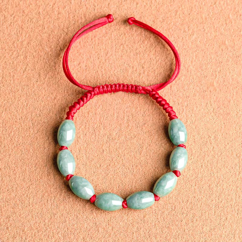 Mocoer Jade Luck Red String Bracelet - Mocoer