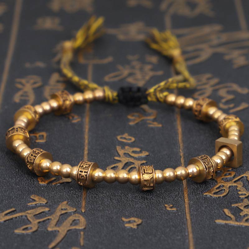 Mocoer Tibetan Curse Six True Words Wealth Bracelet - Mocoer