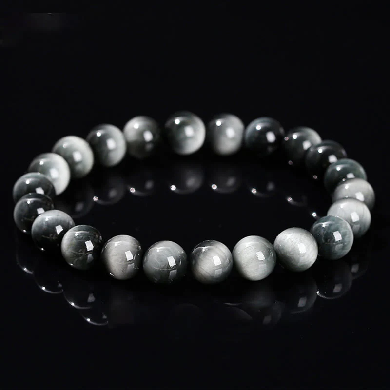Mocoer Natural Eagle's Eye Stone Courage Positive Bracelet - Mocoer
