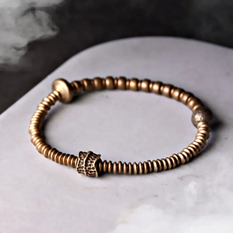 Mocoer Balance Copper Luck Brass Bracelet - Mocoer