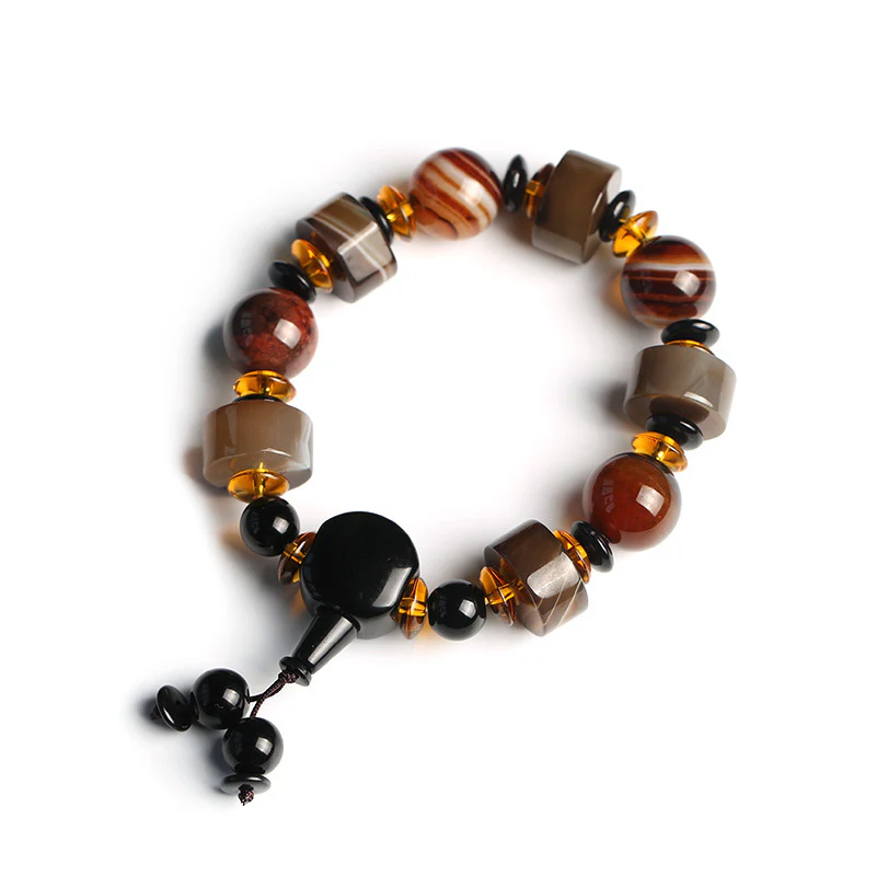 Mocoer Natural Sardonyx Luck Bracelet - Mocoer