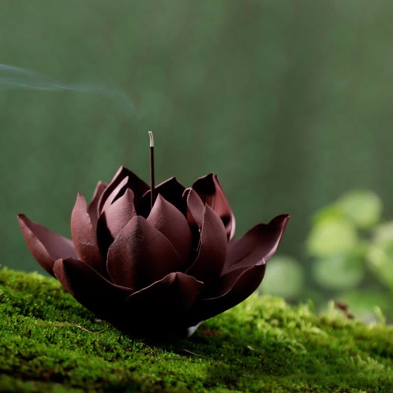 Mocoer Tibetan Lotus Positive Peace Incense Burner Decoration - Mocoer