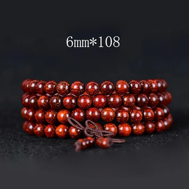 Mocoer Tibetan Small Leaf Red Sandalwood Balance Bracelet - Mocoer