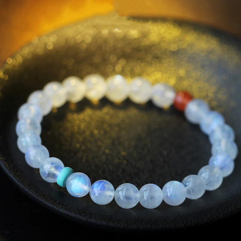 Mocoer Moonstone Calm Healing Positive Bracelet - Mocoer