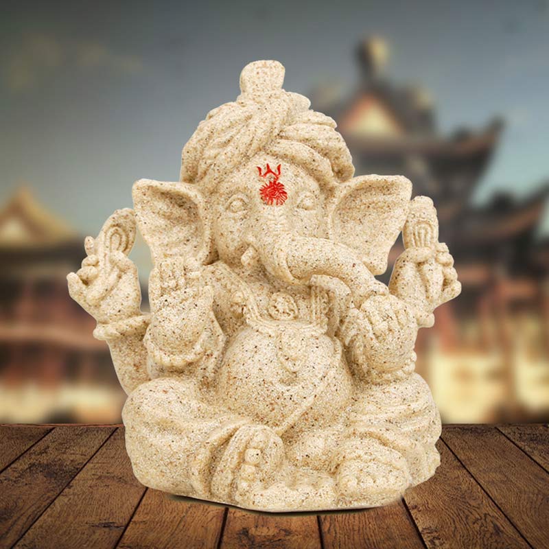 Mocoer Ganesh Ganpati Elephant Statue Transformation Home Decoration - Mocoer