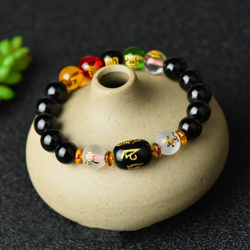 Mocoer Tibetan Black Onyx Luck Bracelet - Mocoer