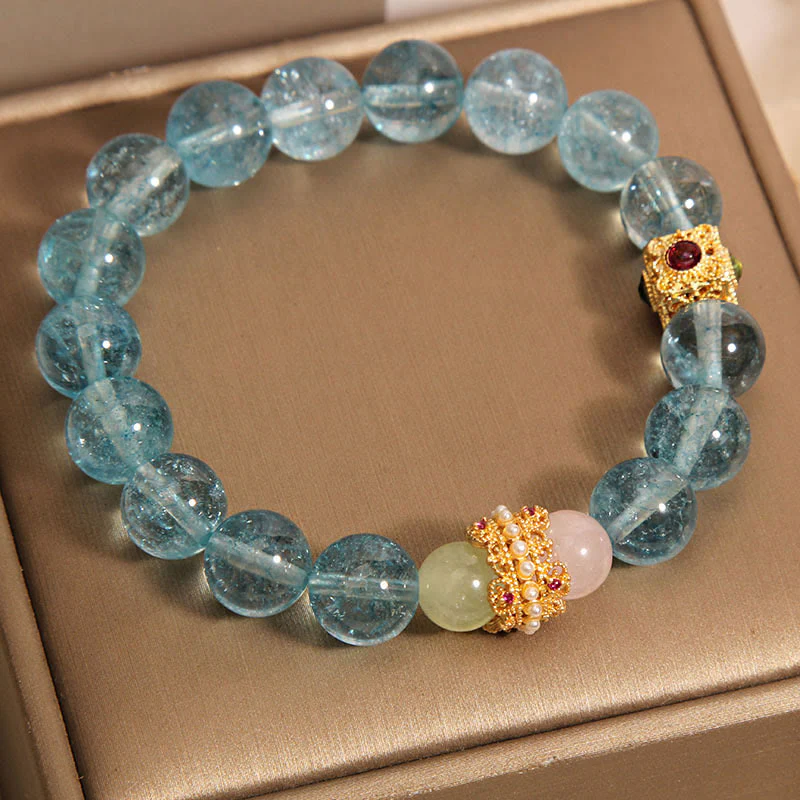 Mocoer Natural Kyanite Healing Communication Bracelet - Mocoer