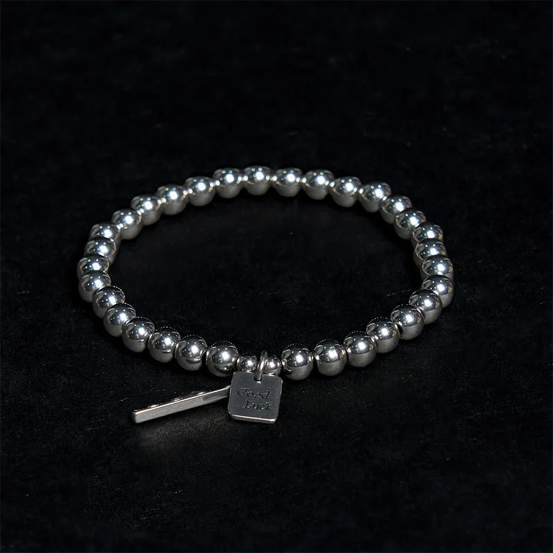 Mocoer Titanium Steel Good Luck Balance Bracelet - Mocoer
