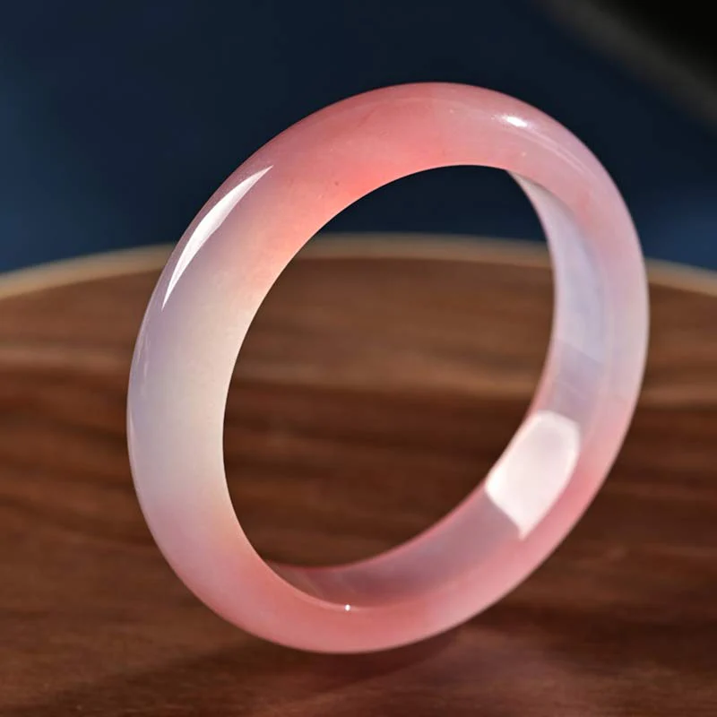 Mocoer Pink Crystal Love Warmth Bracelet Bangle - Mocoer