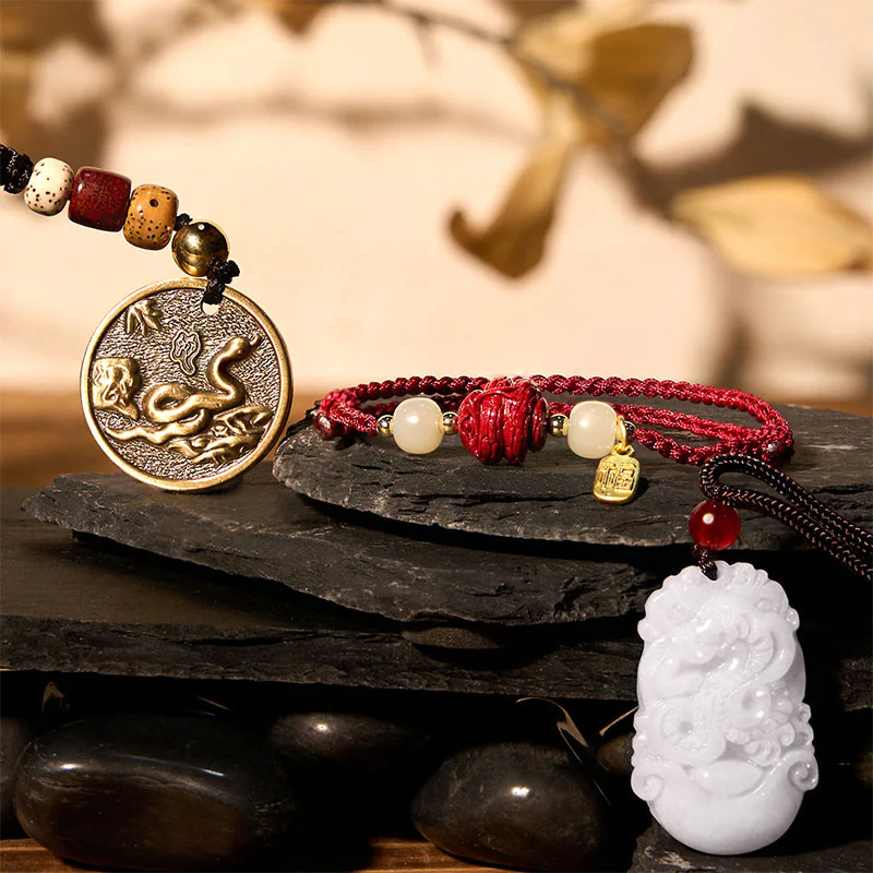 Mocoer Lucky The Year of The Snake Blessing Snake Protection Bundle - Mocoer