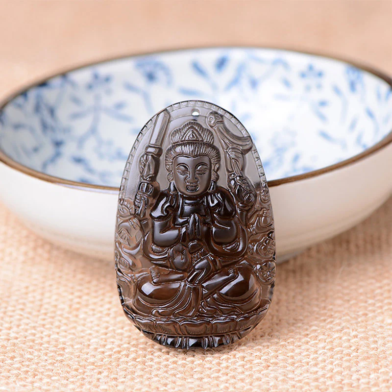 Mocoer Chinese Zodiac Obsidian Protection Necklace - Mocoer