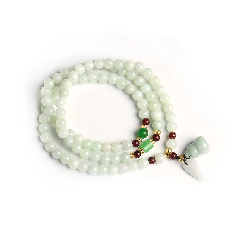 Mocoer Natural Jade Pixiu Buddha Abundance Bracelet - Mocoer
