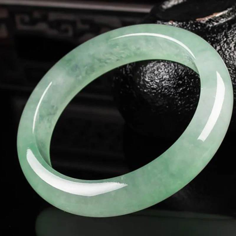 Mocoer Jade Protection Healing Bangle Bracelet - Mocoer