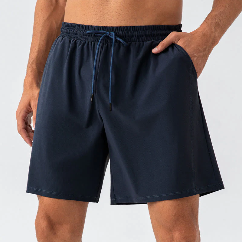 Mocoer Men's Casual Breathable Loose Nylon Quick Dry Sports Shorts With Pockets - Mocoer