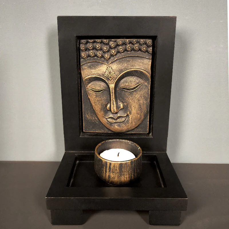 Mocoer Buddha Compassion Serenity Home Prayer Altar Zen Decoration - Mocoer