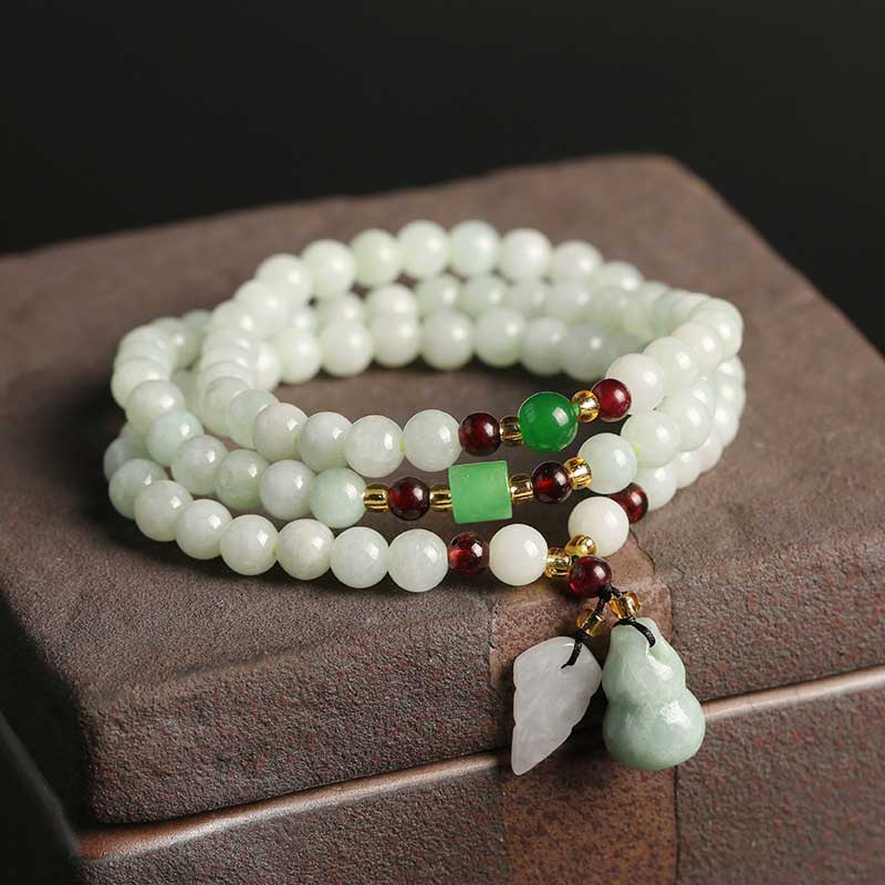 Mocoer Natural Jade Pixiu Buddha Abundance Bracelet - Mocoer