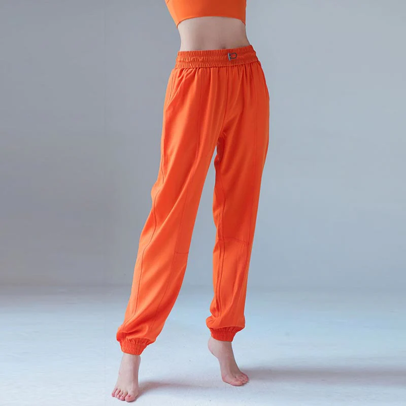 Mocoer High Waist Fitness Yoga Sports Jogger Track Pants With Pockets Sweatpants - Mocoer