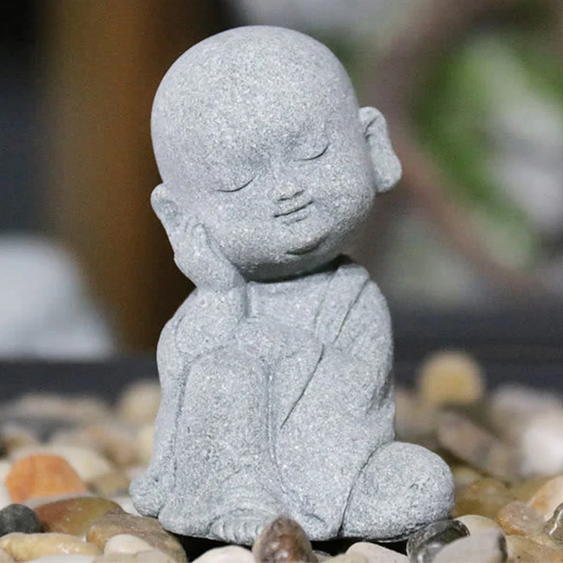 Mocoer Meditation Prayer Buddha Statue Compassion Home Decoration - Mocoer