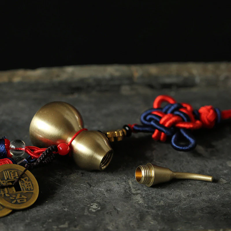 Mocoer Feng Shui Wu Lou Gourd Ancient Chinese Coins Wealth Car Hanging Decoration - Mocoer
