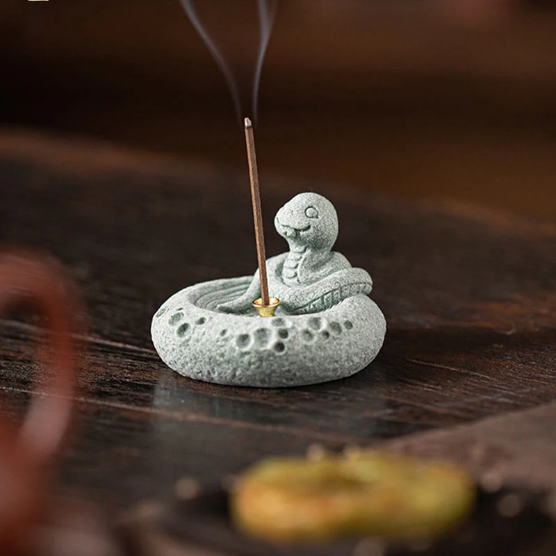 Mocoer Chinese Zodiac Healing Incense Burner Desk Decoration - Mocoer