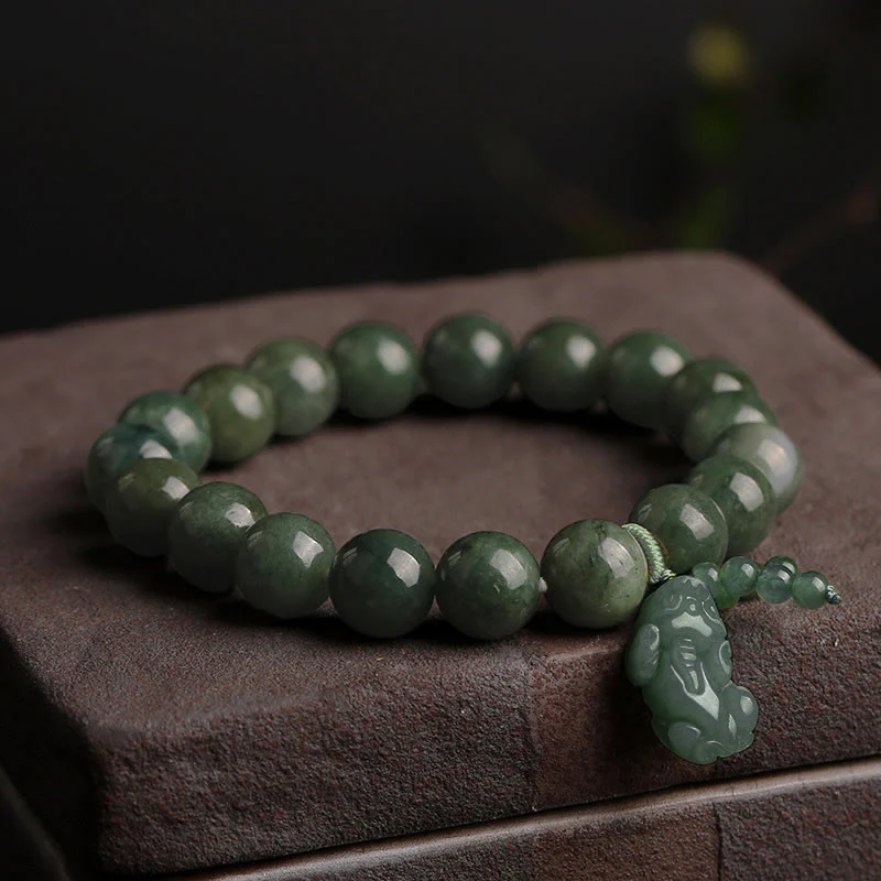 Mocoer Tibetan Jade PiXiu Prosperity Bracelet - Mocoer