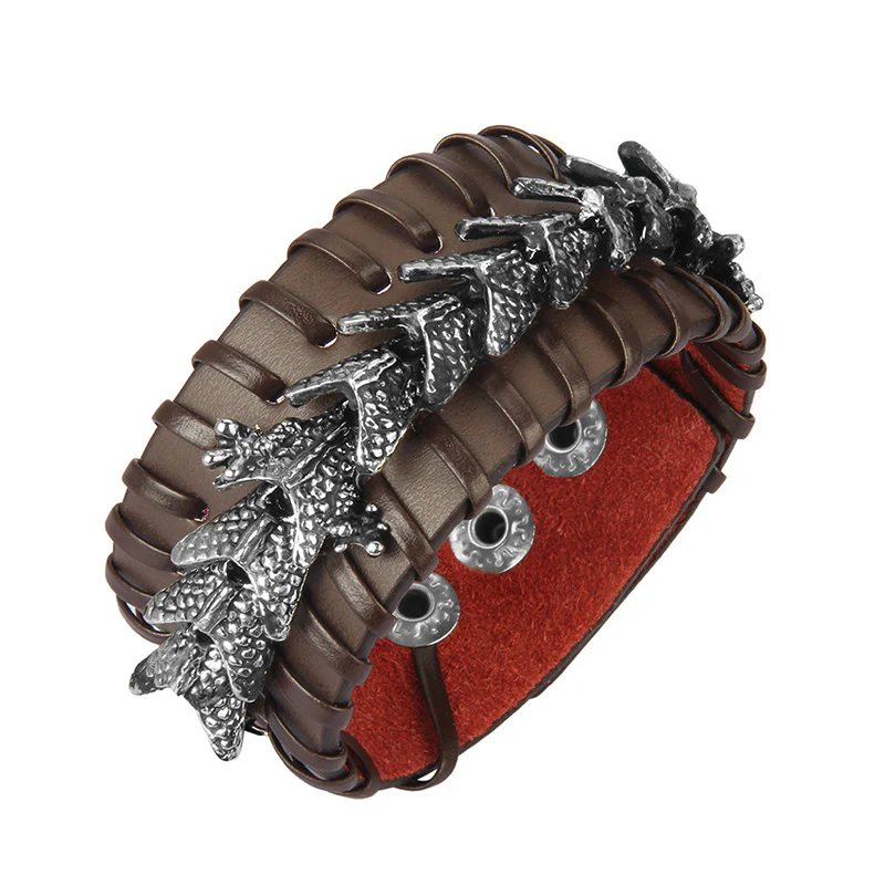 Mocoer Dragon Leather Protection Weave Bracelet - Mocoer