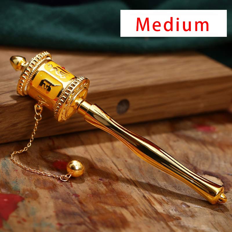 Mocoer Tibetan Prayer Wheel Six True Words Blessing Meditation Decoration - Mocoer