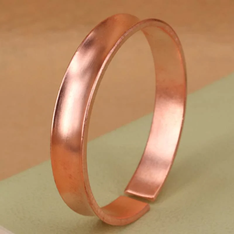 Mocoer Copper Wealth Luck Cuff Bracelet Bangle - Mocoer