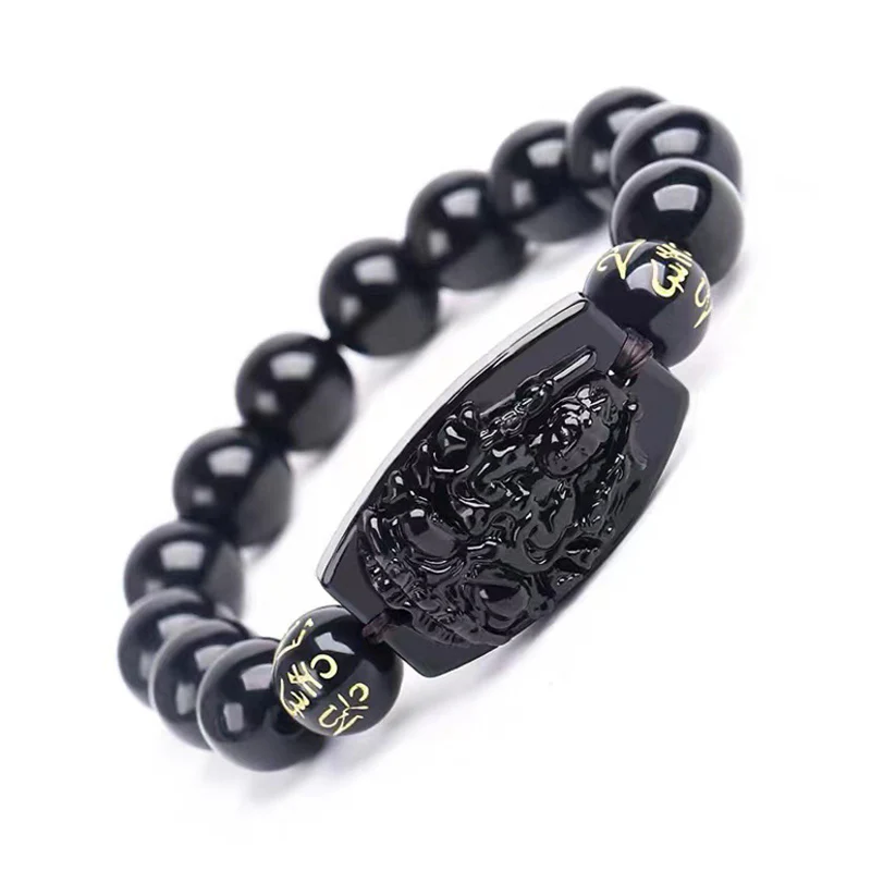 Mocoer Chinese Zodiac Obsidian Protection Bracelet - Mocoer