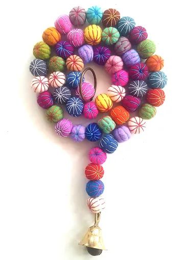 FELT BALLS HANGING MOBILES