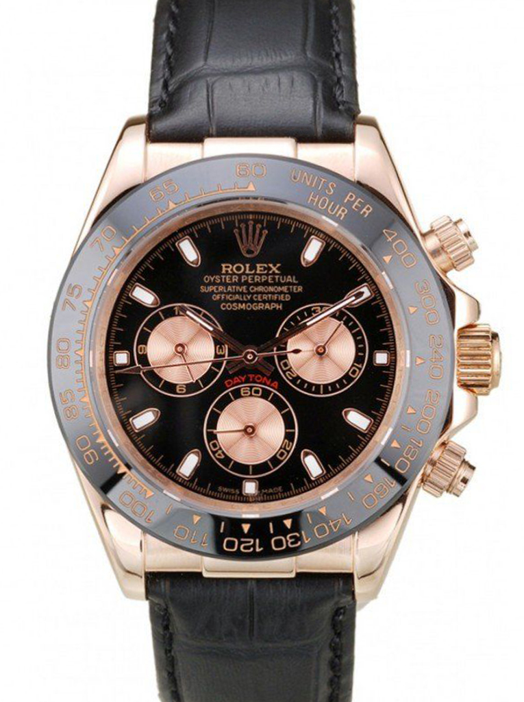 Replica Rolex Daytona 39mm Black Dial REP016831