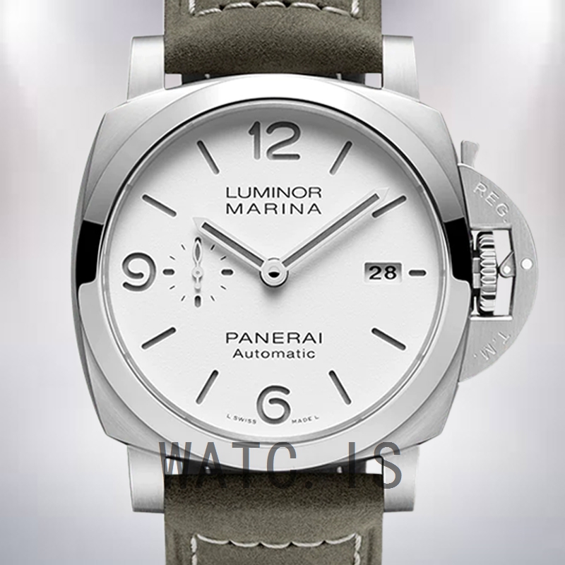 Panerai Luminor Marina PAM01314 44mm Men's Silver-tone