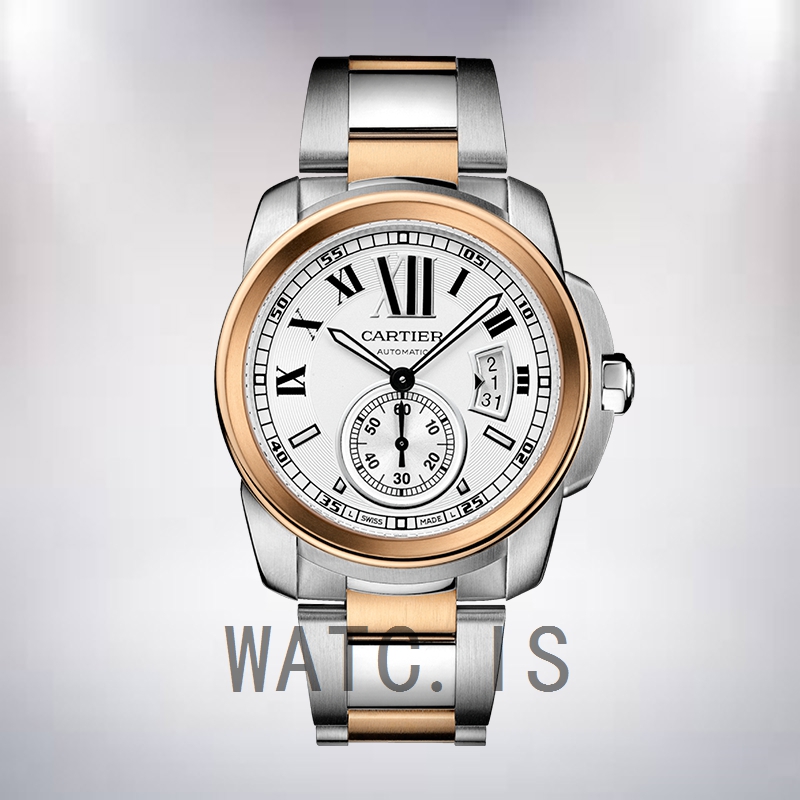 Cartier Calibre W7100036 Men's 42mm Silver-tone Automatic